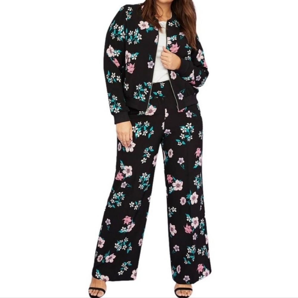 LB Floral Bomber Jacket